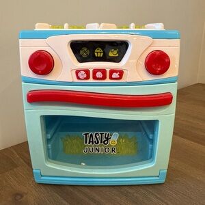 Tasty Junior Play Oven Kitchen Toy with Working Lights & Sound Preowned Tested
